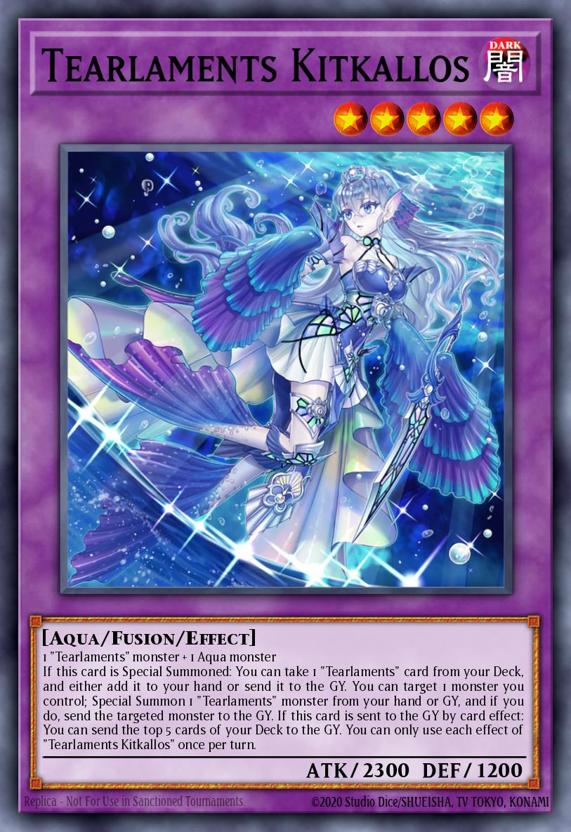 Tearlaments kitkallos yugioh card